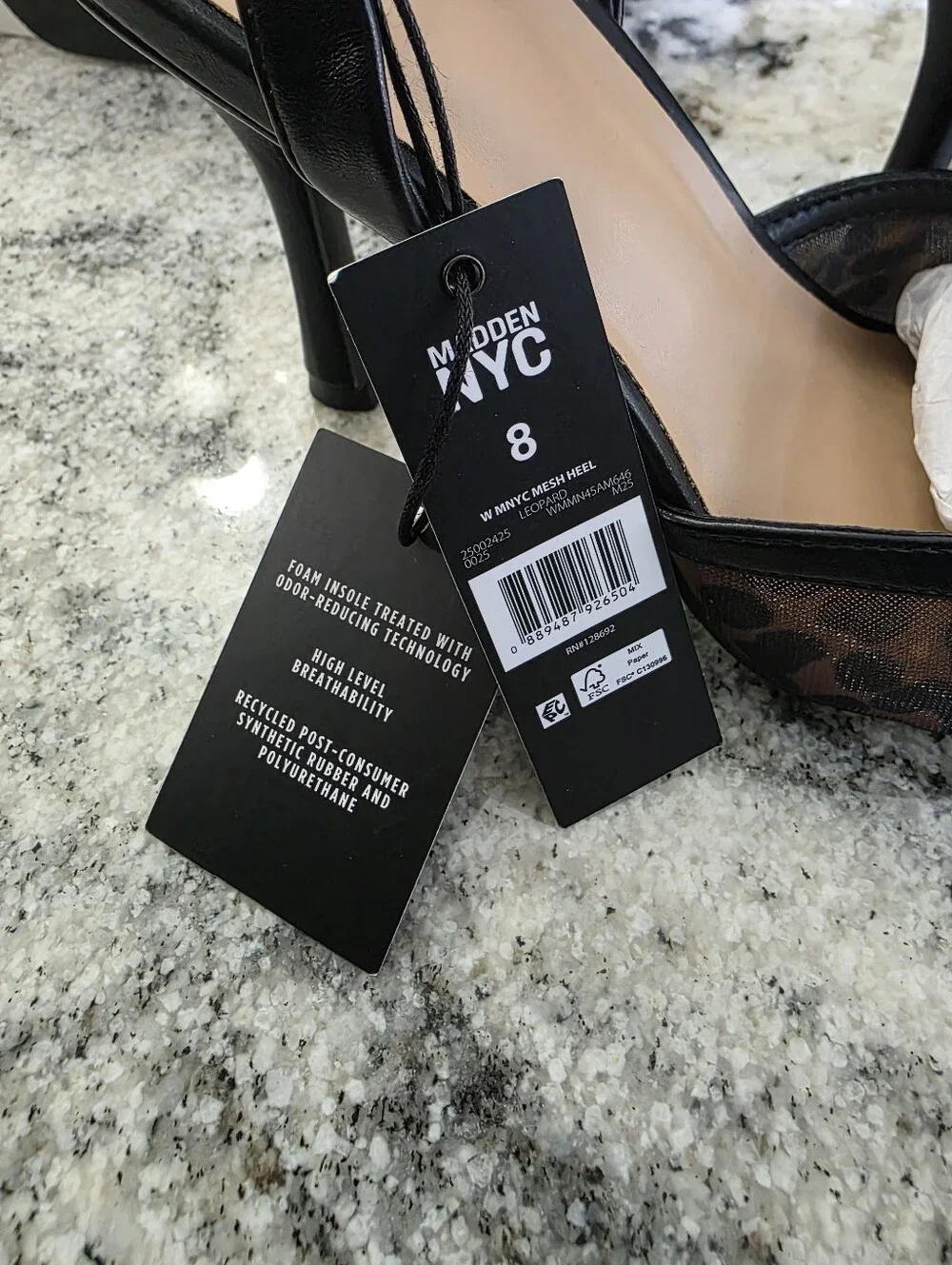 Madden NYC Women's Mesh Pointed Toe Heels. NEW!